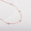 giva 925 silver rose gold star constellation pendant with link chain | gift for women & girls | with certificate of authenticity and 925 stamp | 6 month warranty